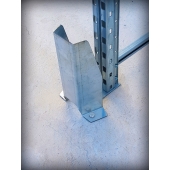 METALCHOC ML - sabot métallique galva mi-lourd pour la protection des rayonnages mi-lourd. Sabot en acier personnalisable, Made in France, SODEFI