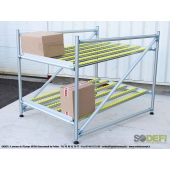 LEAN CONCEPT - Meuble de convoyage statique à 2 niveaux pour picking. SODEFI