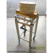 LEAN CONCEPT - Prototype de module à vérin avec manivelle, structure de base en profilé aluminium LeanConcept. SODEFI