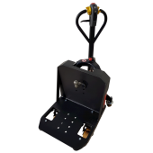 Le tracteur pousseur facilite la traction et la poussée de charges roulantes telles que par exemple remorque et train logistique