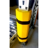 ABSORBCHOC 2.0 de SODEFI - mousse amortissante avec plaque interne anti-perforation pour la protection des palettiers et rack à palette, Made in France, personnalisation possible